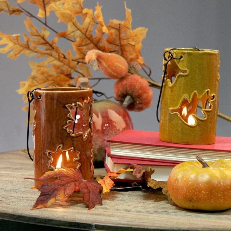 maple leaf ceramic candle holder next deal shop maple leaf ceramic candle holder next deal shop
