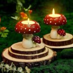 mushroom tealight candle holder next deal shop
